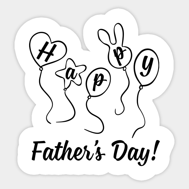 Happy Father Day Funny Sticker by A_ni_ka_wa